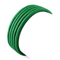 [L-0100-15] 로프줄(3.5mm)/초록(단색) [180cm]